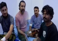 4 rescued pak crew members arrive today