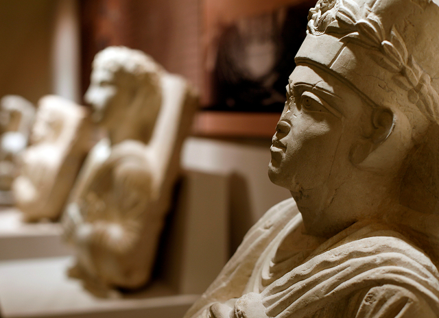 a restored statue for yalhi bin yalhabouda a high priest in palmyra photo reuters a restored statue for yalhi bin yalhabouda a high priest in palmyra photo reuters