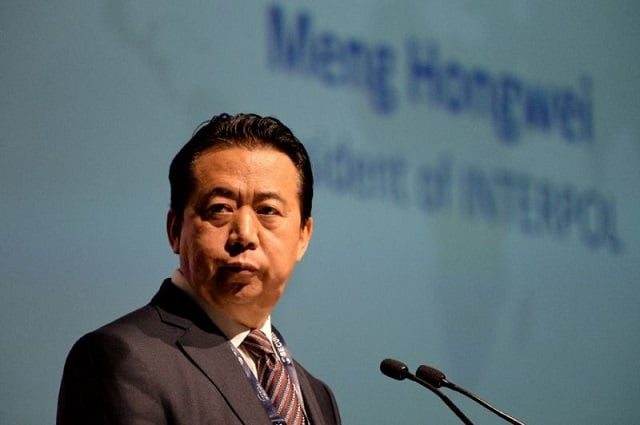 meng hongwei head of interpol left the agency 039 s headquarters in lyon in late september and his wife reported him missing photo afp meng hongwei head of interpol left the agency 039 s headquarters in lyon in late september and his wife reported him missing photo afp
