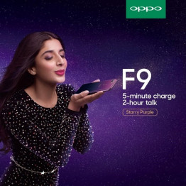 mawra hocane makes a statement with oppo s new f9 starry purple