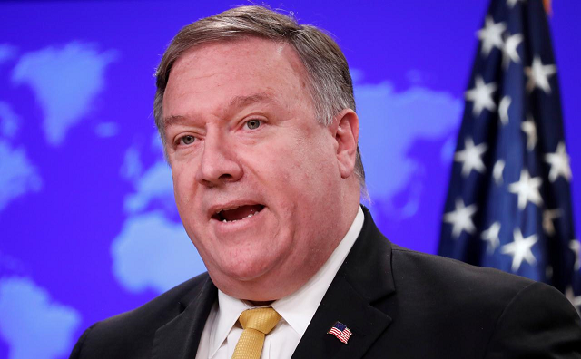 us secretary of state mike pompeo speaks at the state department in washington us october 3 2018 photo reuters