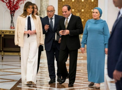 us first lady melania trump wraps up solo african tour in egypt
