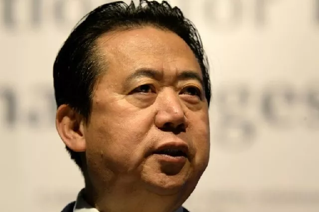meng hongwei 64 was last seen leaving for china in late september from the interpol headquarters in lyon southeast france photo afp meng hongwei 64 was last seen leaving for china in late september from the interpol headquarters in lyon southeast france photo afp