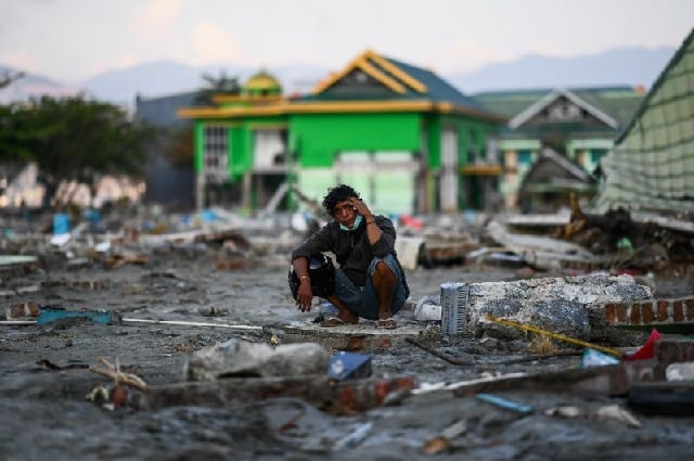 the tens of thousands left homeless by the disaster are scattered across palu and beyond photo afp the tens of thousands left homeless by the disaster are scattered across palu and beyond photo afp