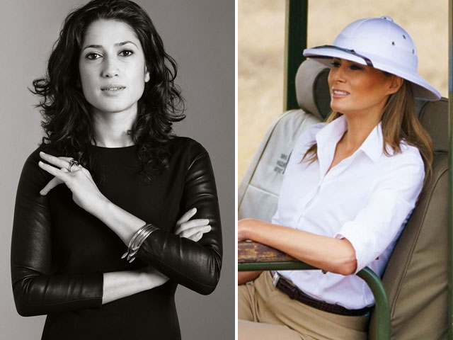fatima bhutto criticises melania trump s outfit choice during african tour