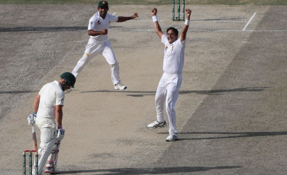 abbas s triple bring pakistan closer to win over australia abbas s triple bring pakistan closer to win over australia
