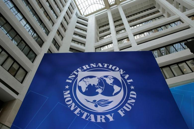 the international monetary fund logo is seen here photo reuters