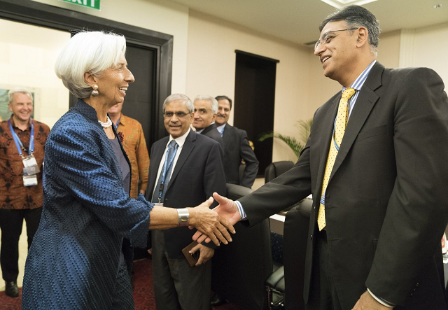 announcement comes after imf chief voiced concern over cpec debt photo courtesy twitter imfnews