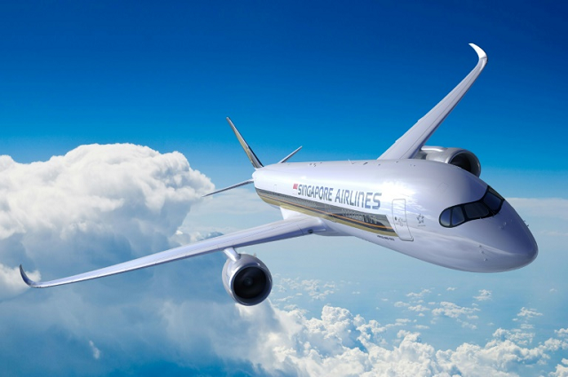 a singapore airlines plane in the air photo afp a singapore airlines plane in the air photo afp