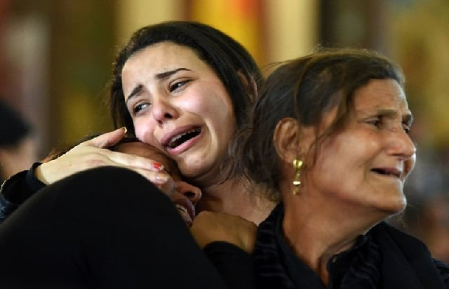 women mourn victims of a bomb attack on the saint mark 039 s church in alexandria in april 2017 photo afp women mourn victims of a bomb attack on the saint mark 039 s church in alexandria in april 2017 photo afp