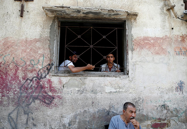 palestinians look out of their home at al shati refugee camp in gaza city september 3 2018 photo reuters palestinians look out of their home at al shati refugee camp in gaza city september 3 2018 photo reuters