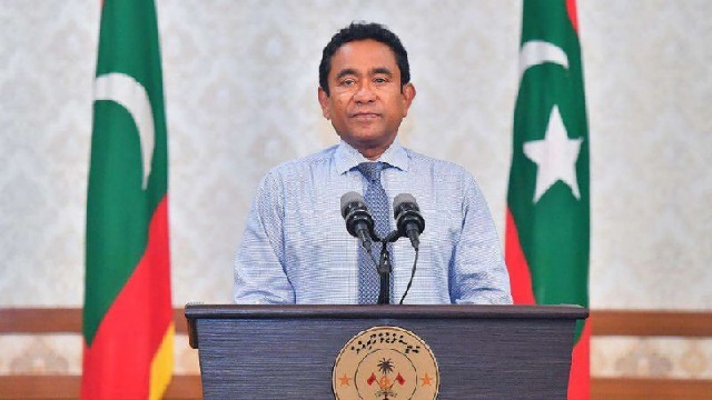 outgoing maldives president abdulla yameen has filed a petition by yameen to annul the result of an election in september which he lost photo afp