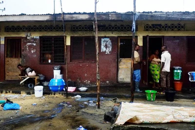 the west point slum in monrovia is home to an estimated 90 000 people poverty crime drug addiction rape and sexual exploitation of women are rampant photo afp the west point slum in monrovia is home to an estimated 90 000 people poverty crime drug addiction rape and sexual exploitation of women are rampant photo afp