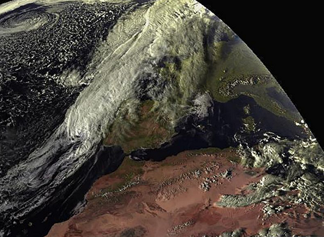 satellite image of hurricane leslie photo afp satellite image of hurricane leslie photo afp
