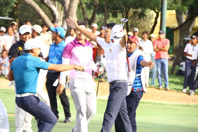 excellent hospitality thai golfers who ruled the charts in the tournament said they were very happy with the welcoming attitude of the people in karachi during the tournament photo courtesy pakistan navy excellent hospitality thai golfers who ruled the charts in the tournament said they were very happy with the welcoming attitude of the people in karachi during the tournament photo courtesy pakistan navy