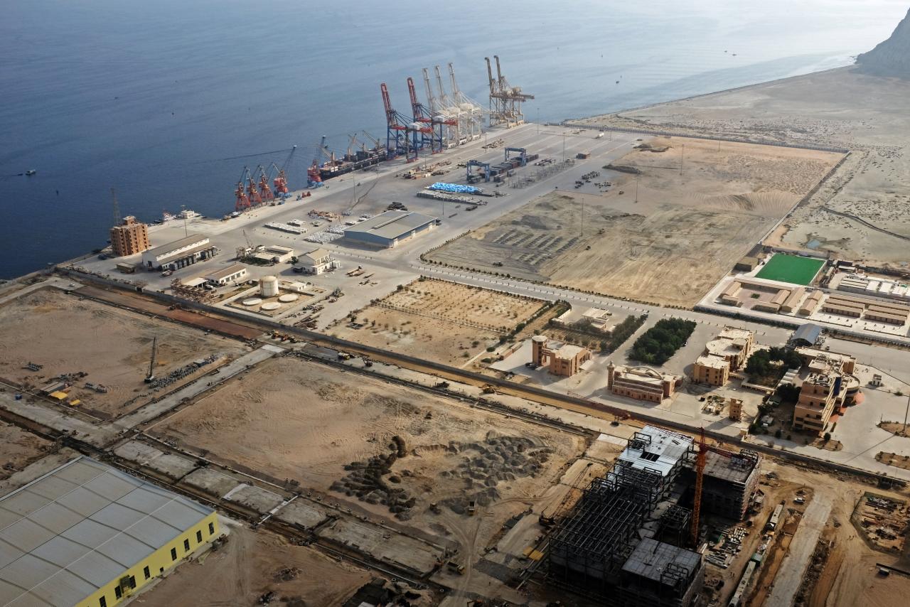 a general view of gwadar port photo reuters