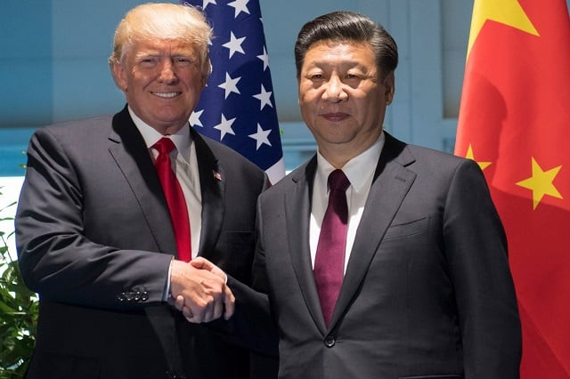 us president donald trump and chinese president xi jinping r shake hands prior to a meeting on the sidelines of the g20 summit in hamburg germany july 8 2017 photo afp us president donald trump and chinese president xi jinping r shake hands prior to a meeting on the sidelines of the g20 summit in hamburg germany july 8 2017 photo afp