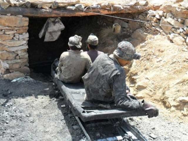 at least five miners are reportedly trapped inside a mine in akhurwal area photo file