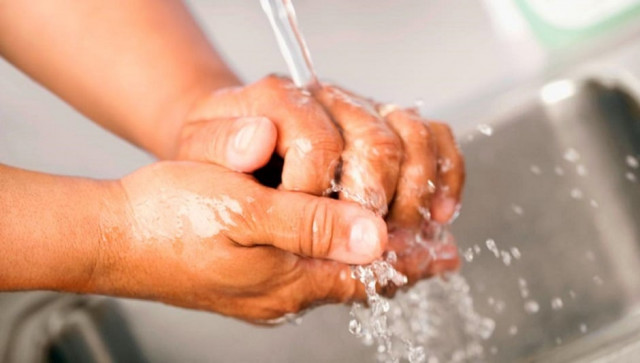 hands should be washed for 40 seconds after coming out of the bathroom the brsp chief says photo reuters hands should be washed for 40 seconds after coming out of the bathroom the brsp chief says photo reuters