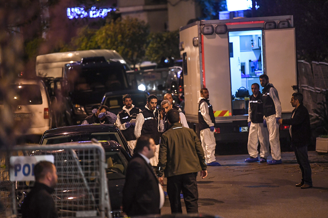 turkish forensics arrive to the saudi arabia 039 s consulate in istanbul photo afp turkish forensics arrive to the saudi arabia 039 s consulate in istanbul photo afp