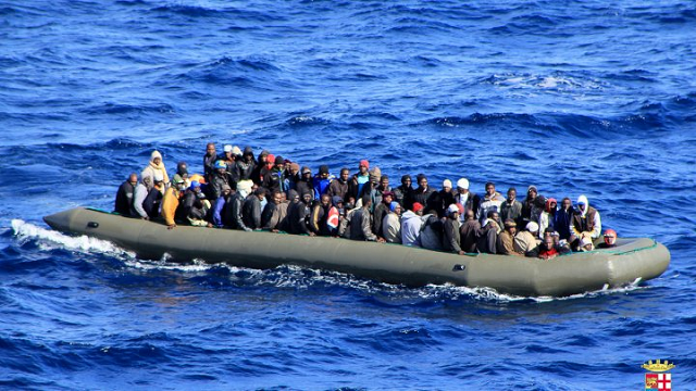 a boat carrying migrants photo afp