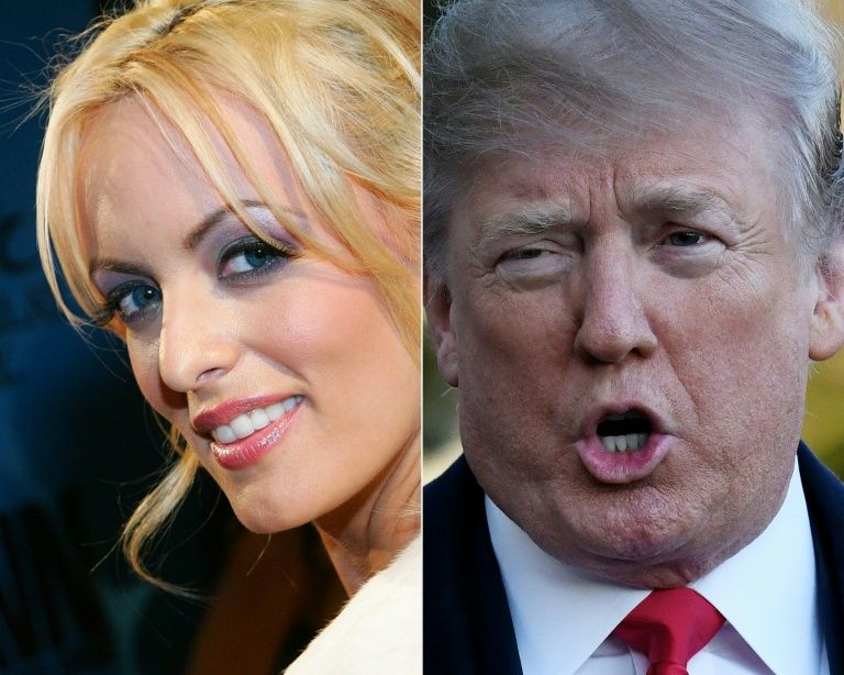 adult film actress stormy daniels and us president donald trump swapped barbs on twitter photo afp