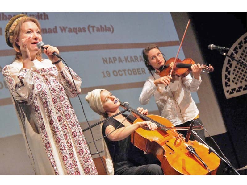 austrian artistes perform at pnca during a ceremony organised by the austrian embassy to mark the country s national day photo online