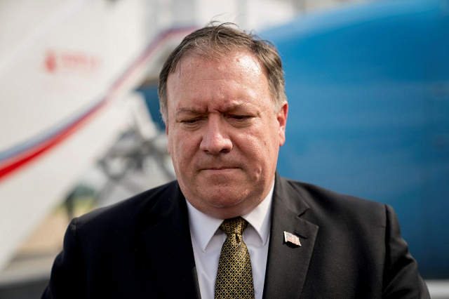 pompeo voices confidence for 2nd trump administration then softens tone on post poll transition