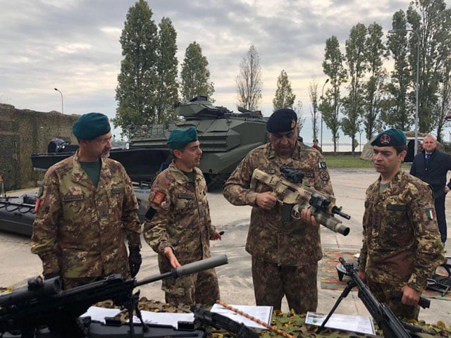 coas visited italy and called on the country 039 s military leadership photo ispr coas visited italy and called on the country 039 s military leadership photo ispr
