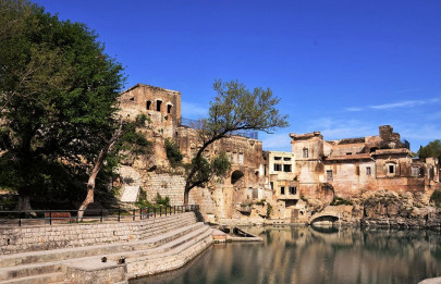 govt told to refill historic katas raj temple pond