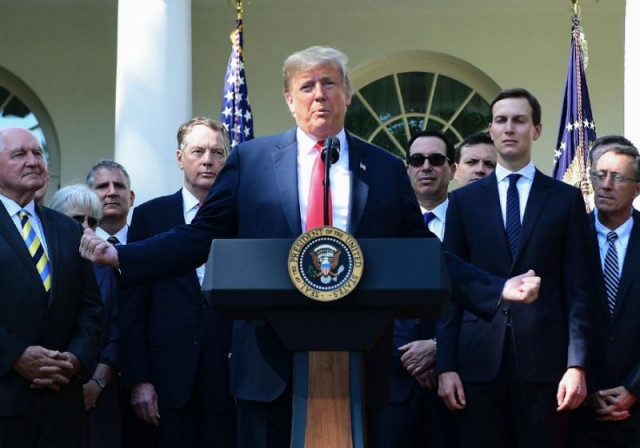 us president donald trump pictured at the white house on october 1 2018 has made cracking down on illegal immigration a keystone of his presidency photo afp us president donald trump pictured at the white house on october 1 2018 has made cracking down on illegal immigration a keystone of his presidency photo afp