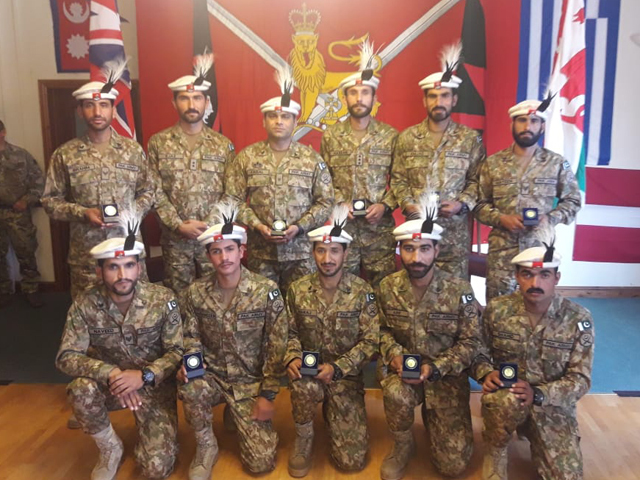 this is their fourth victory in as many years at the cambrian patrol competition being held in wales photo ispr