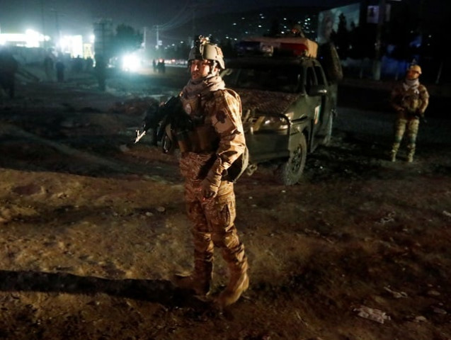 afghan security forces arrive at the site of a suicide attack in kabul afghanistan october 20 2018 photo reuters afghan security forces arrive at the site of a suicide attack in kabul afghanistan october 20 2018 photo reuters