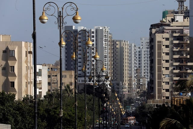 street lights line a road in clifton karachi photo reuters street lights line a road in clifton karachi photo reuters