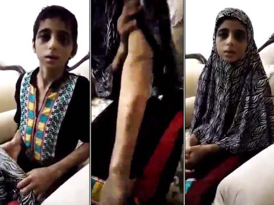 viral video govt official and her husband torture child maid viral video govt official and her husband torture child maid