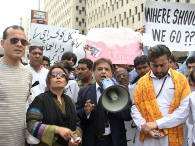 three days later hindu community protests abduction of 11 year old girl three days later hindu community protests abduction of 11 year old girl