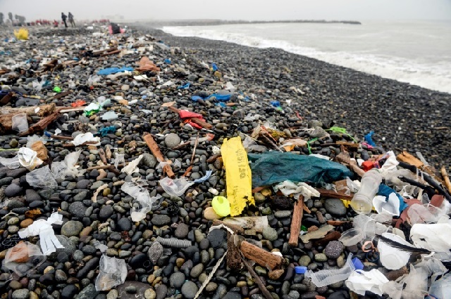 global plastic production has grown to more than 400 million tonnes a year and an estimated two to five per cent of it winds up in the ocean photo afp
