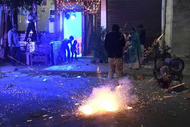 during the diwali festival last year many ignored the supreme court 039 s ban on firecrackers photo afp