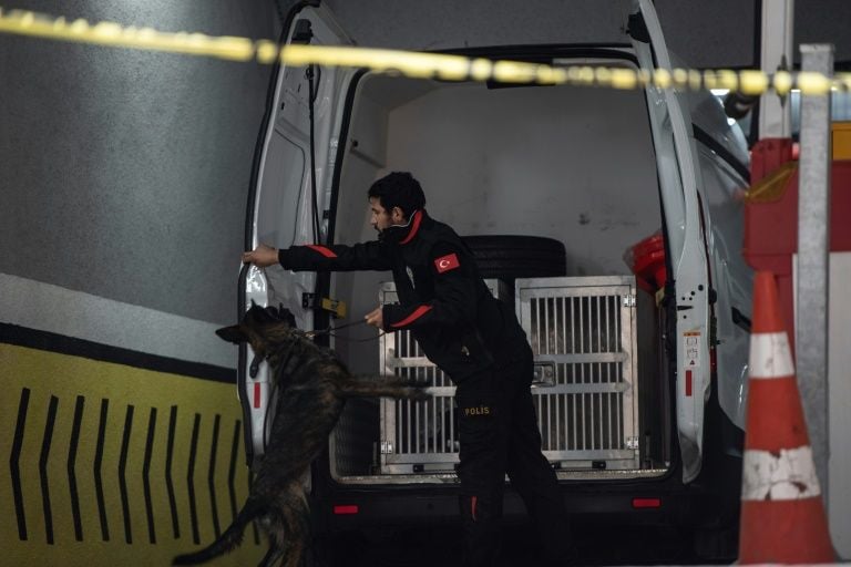 turkish police are still searching for any trace of khashoggi as they press the saudi authorities for the location of his body photo afp