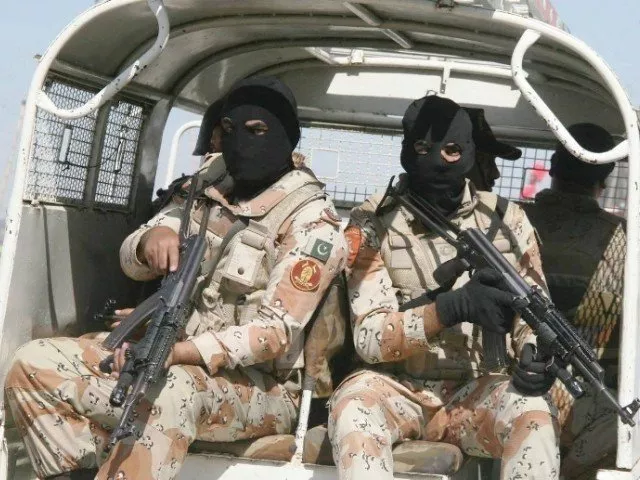 a file photo of rangers personnel in karachi photo express file a file photo of rangers personnel in karachi photo express file