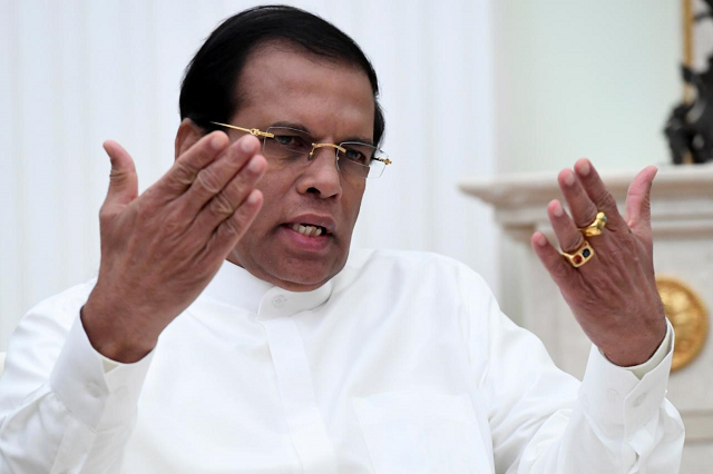 sri lankan president maithripala sirisena photo reuters sri lankan president maithripala sirisena photo reuters
