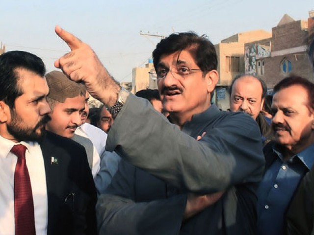 cm murad ali shah photo file