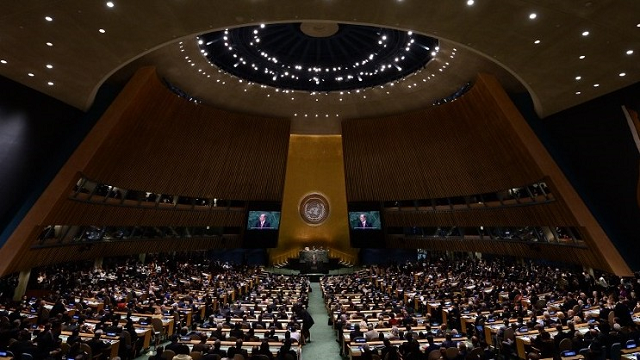the united nations general assembly in session photo afp the united nations general assembly in session photo afp