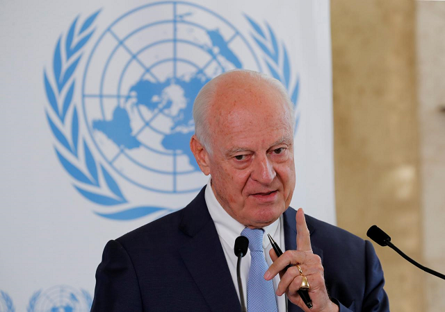 syria pushes back on un role in constitutional talks un envoy