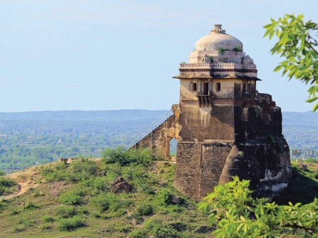 the towering remains of haveli man singh photo express file