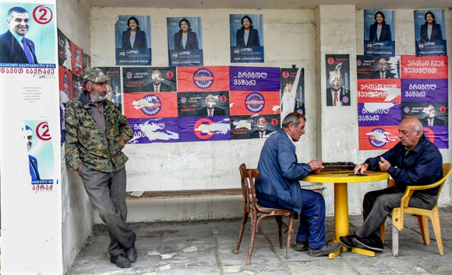 polls open in georgia photo afp polls open in georgia photo afp