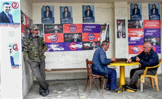 polls open in georgia photo afp