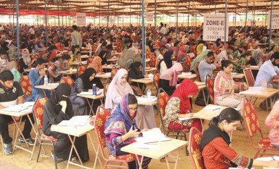 nts conducts first mbbs entry test across sindh nts conducts first mbbs entry test across sindh