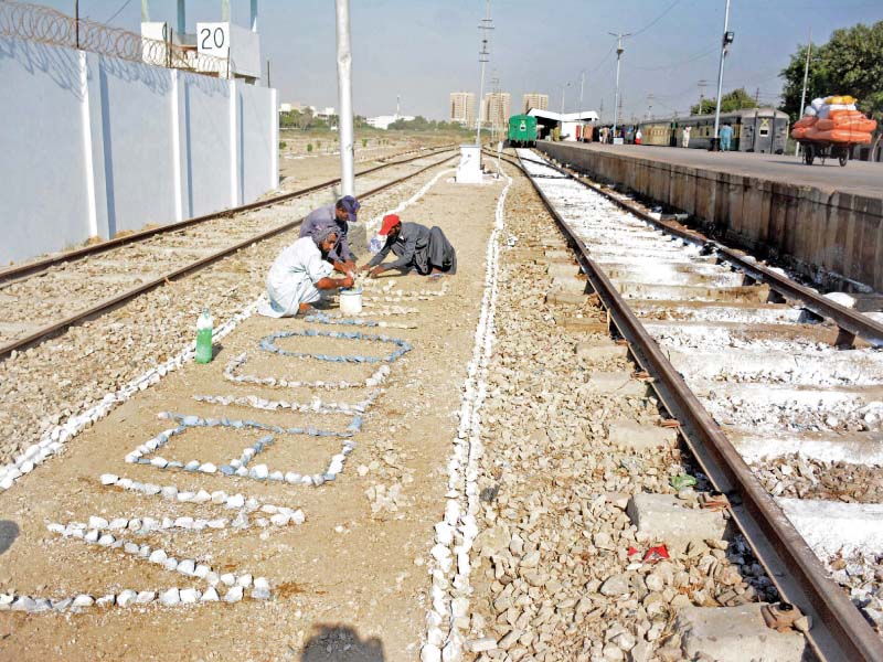 the dhabeji express will leave the city station in karachi at 7am every morning and reach dhabeji station at 8 55am after making stops at drigh road malir and bin qasim stations photo jalal qureshi express