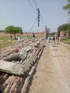 wall falls at faisalabad s borstal jail for the third time wall falls at faisalabad s borstal jail for the third time